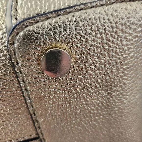 Michael Kors Mercer Gallery Medium Tote Gold Leather‎ - Picture 6 of 15